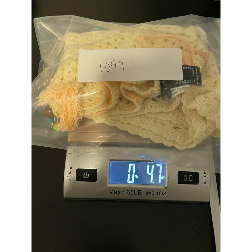 Forever 21 Shorts Juniors Medium Cream Crochet Shell Starfish Festival Boho - Picture 9 of 9